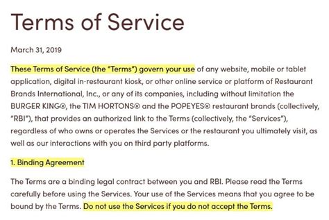 Terms of Service.